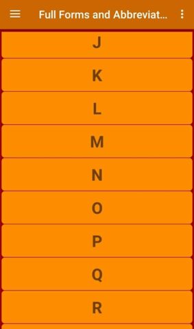 Full Forms And  Abbreviations для Android — скриншот 2