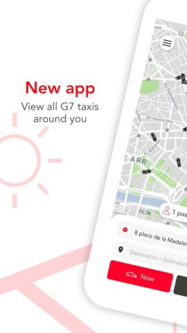 G7 TAXI Particulier — Paris для Android — скриншот 1