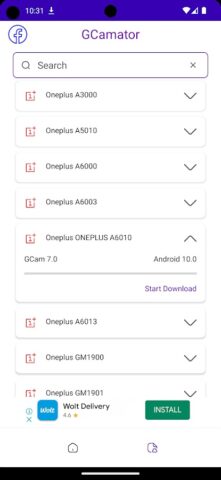 GCamator для Android — скриншот 1