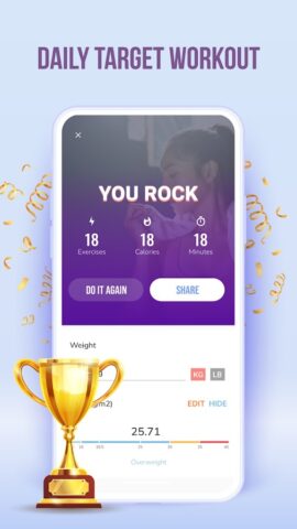 Gain Weight App: Diet Exercise для Android — скриншот 5