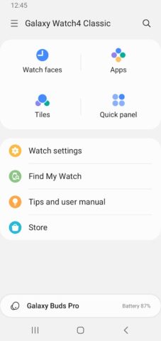 Galaxy Watch Manager для Android — скриншот 2