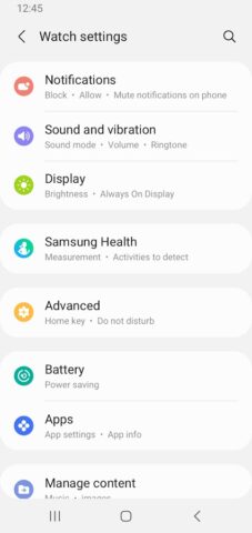Galaxy Watch Manager для Android — скриншот 5