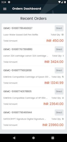 GeM Buyer для Android — скриншот 2