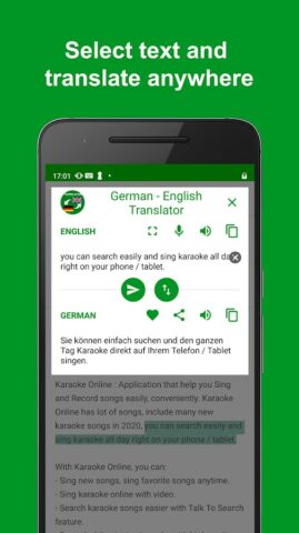 German — English Translator для Android — скриншот 1