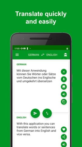 German — English Translator для Android — скриншот 4