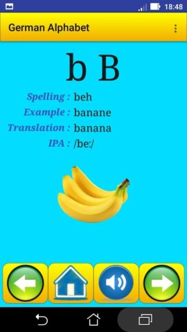 немецкий алфавит для Android — скриншот 5