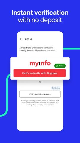 GetGo Carsharing для Android — скриншот 4