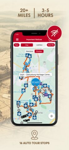 Gettysburg Battle Auto Tour для iOS — скриншот 4