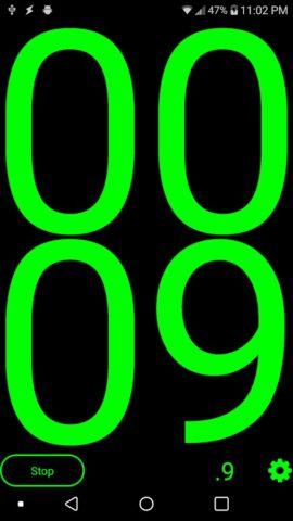 Giant Stopwatch для Android — скриншот 1