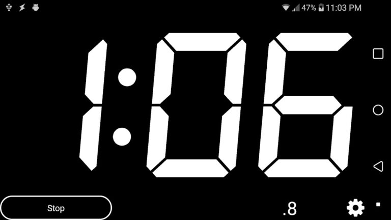 Giant Stopwatch для Android — скриншот 3