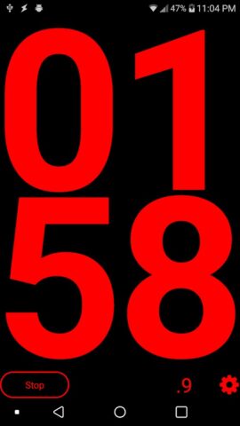 Giant Stopwatch для Android — скриншот 5
