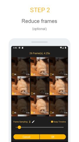 Gif mini — Сжать, Обрезать GIF для Android — скриншот 5