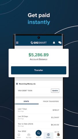 GigSmart Get Gigs для Android — скриншот 3