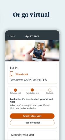 GoHealth Urgent Care для Android — скриншот 4