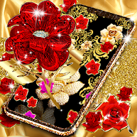 Gold rose live wallpaper для Android