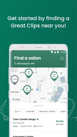 Great Clips Online Check-in для Android — скриншот 2