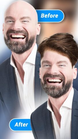 редактор прическа для Android — скриншот 1