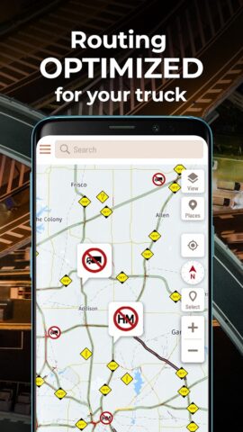 Hammer: Truck GPS & Maps для Android — скриншот 2