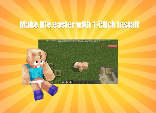 Happy Family Mod for Minecraft для Android — скриншот 3