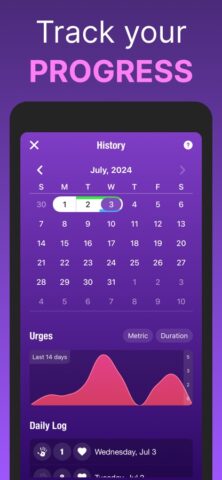 HarmLess: Self Harm Tracker для iOS — скриншот 2