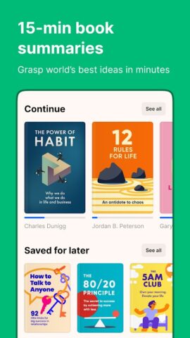 Headway — Daily Micro Learning для Android — скриншот 3