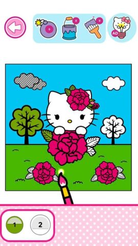 Hello Kitty: Раскраска — скриншот 1