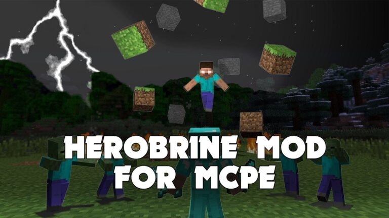 Herobrine Mod for Minecraft PE для Android — скриншот 2