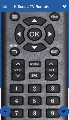 HiSense Smart TV Remote для Android — скриншот 5