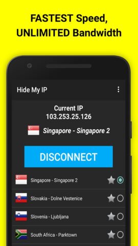 Hide My IP для Android — скриншот 1