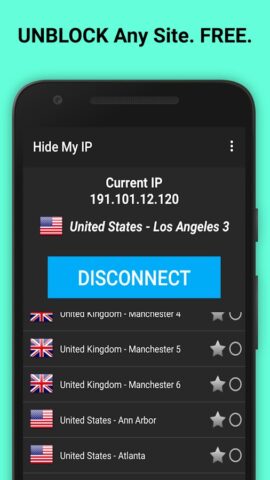 Hide My IP для Android — скриншот 5