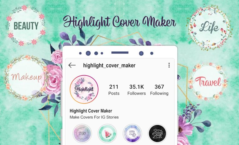Highlight Cover Maker of Story для Android — скриншот 1
