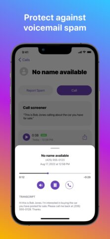 Hiya: Spam Blocker & Caller ID для iOS — скриншот 2