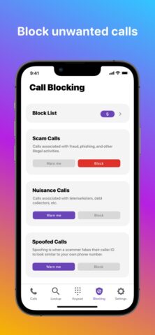 Hiya: Spam Blocker & Caller ID для iOS — скриншот 5