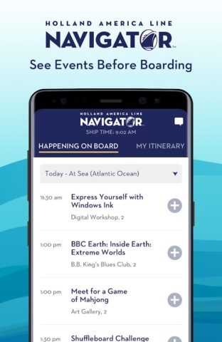 Holland America Line Navigator для Android — скриншот 4