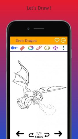 Как легко нарисовать дракона для Android — скриншот 5
