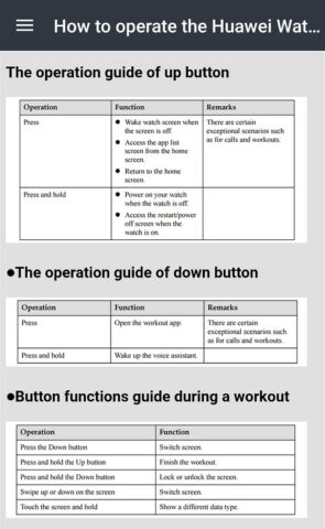 Huawei watch gt 2 guide для Android — скриншот 1