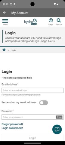 Hydro One Mobile App для Android — скриншот 5
