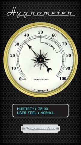 Hygrometer — Relative Humidity для Android — скриншот 1