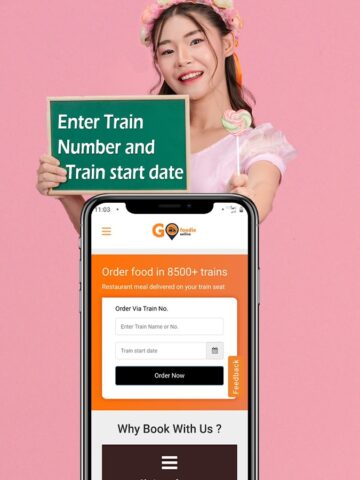 IRCTC- Food Delivery in Train для Android — скриншот 2