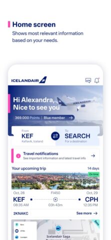 Icelandair для iOS — скриншот 2