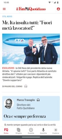 Il Fatto Quotidiano для Android — скриншот 1