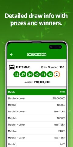 India Lottery Results для Android — скриншот 2