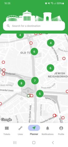 Info Transport Bucharest для Android — скриншот 1