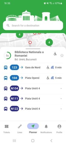 Info Transport Bucharest для Android — скриншот 2