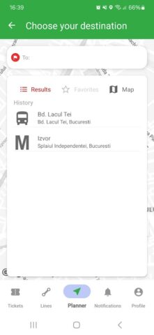 Info Transport Bucharest для Android — скриншот 3