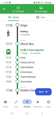 Info Transport Bucharest для Android — скриншот 5