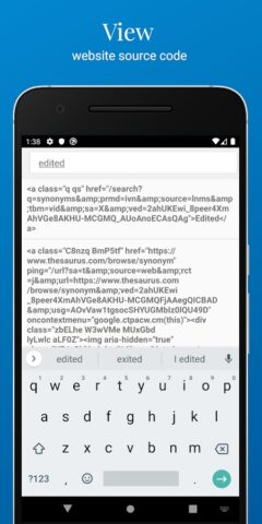 Inspect and Edit HTML Live для Android — скриншот 3