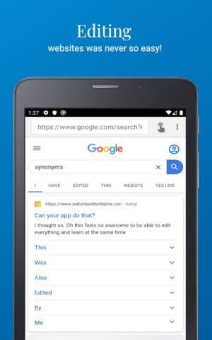 Inspect and Edit HTML Live для Android — скриншот 5