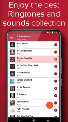 Instrumental Ringtones для Android — скриншот 2