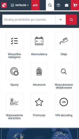 Inter Cars e-Catalog PL для Android — скриншот 1